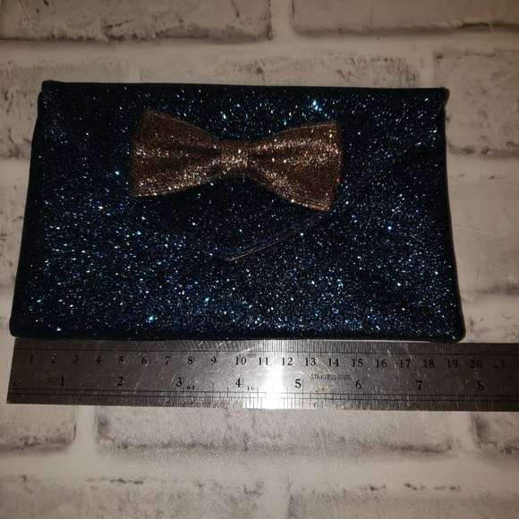 Anthropologie Miss Albright Glitter Envelope Clutch - Picture 9 of 9